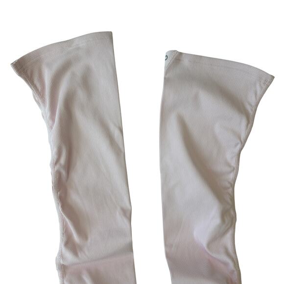 Alo Yoga Legwarmers Goddess Powder Pink Ribbed Women's Size M/L Medium Large - Picture 5 of 7
